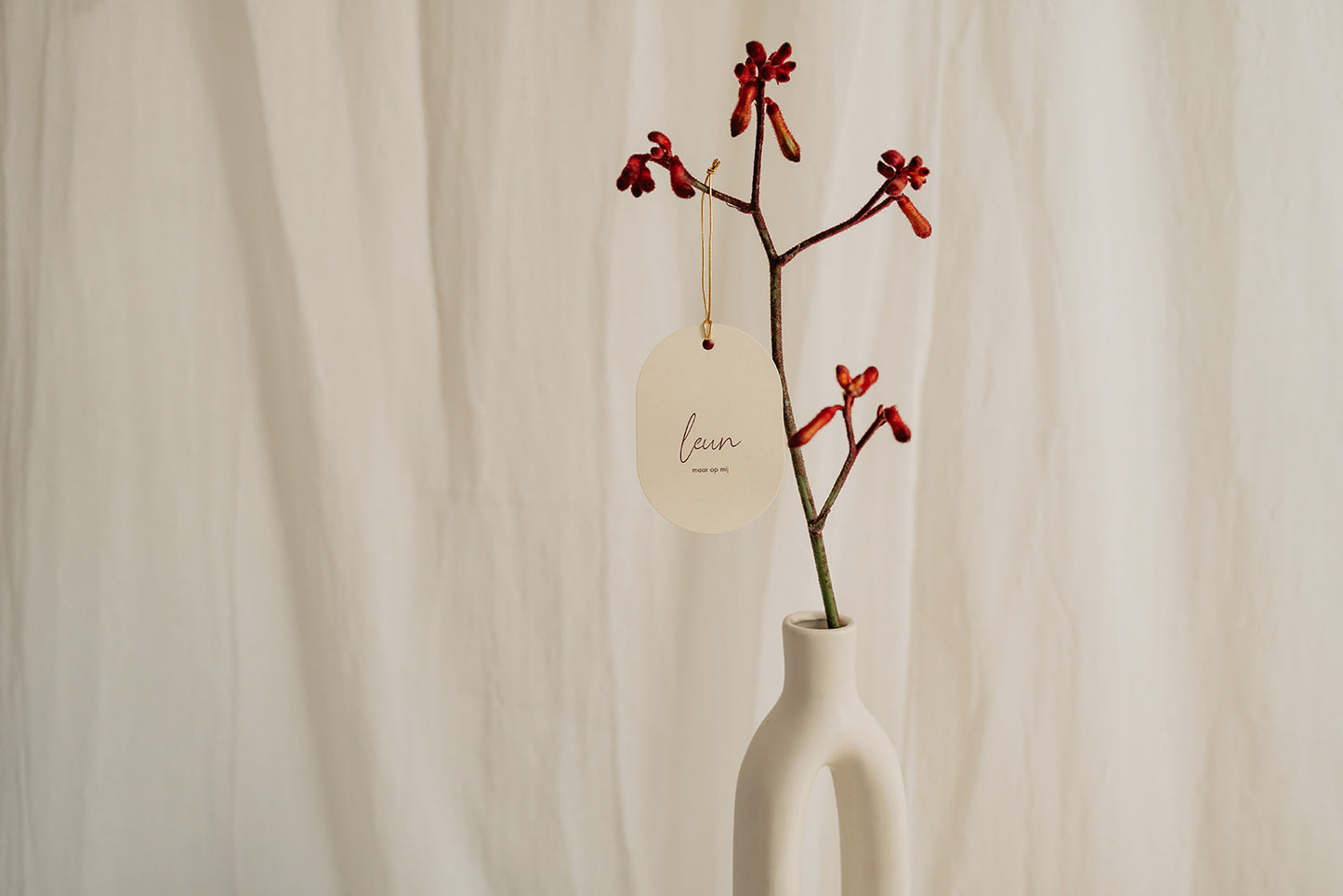 Cadeaulabel Leun maar
