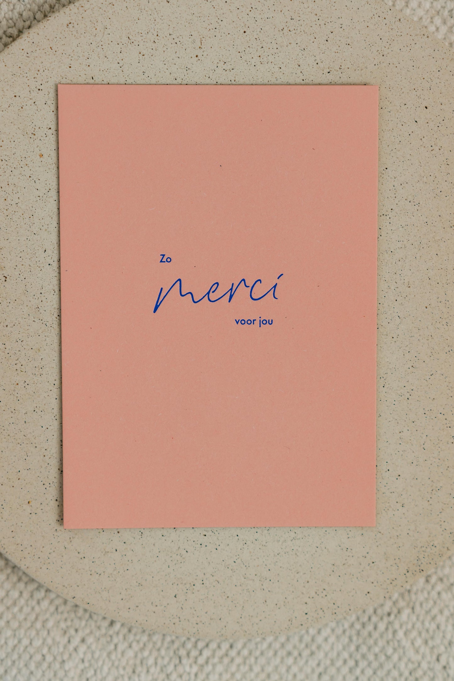 woordkaart Zo merci voor jou