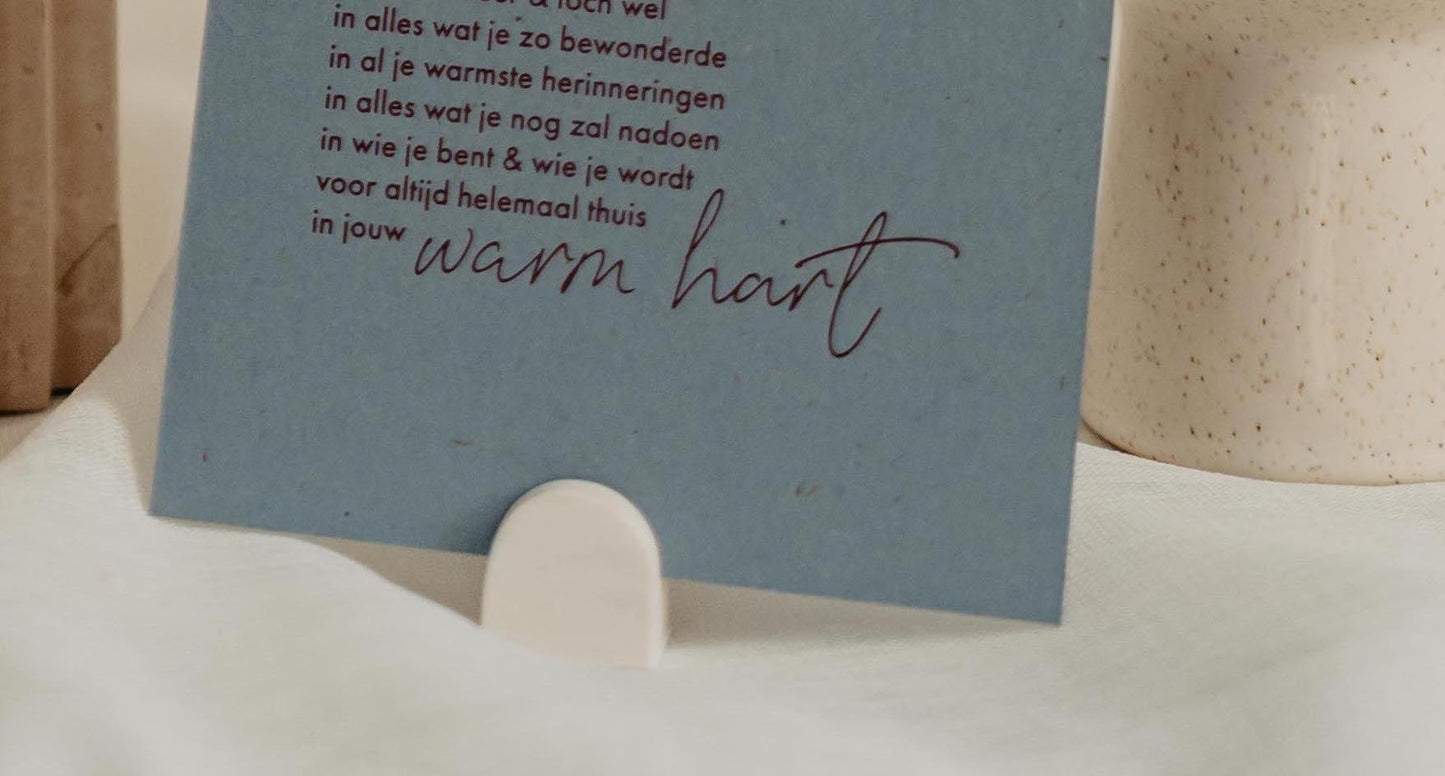 kleine kaarthouder marmer