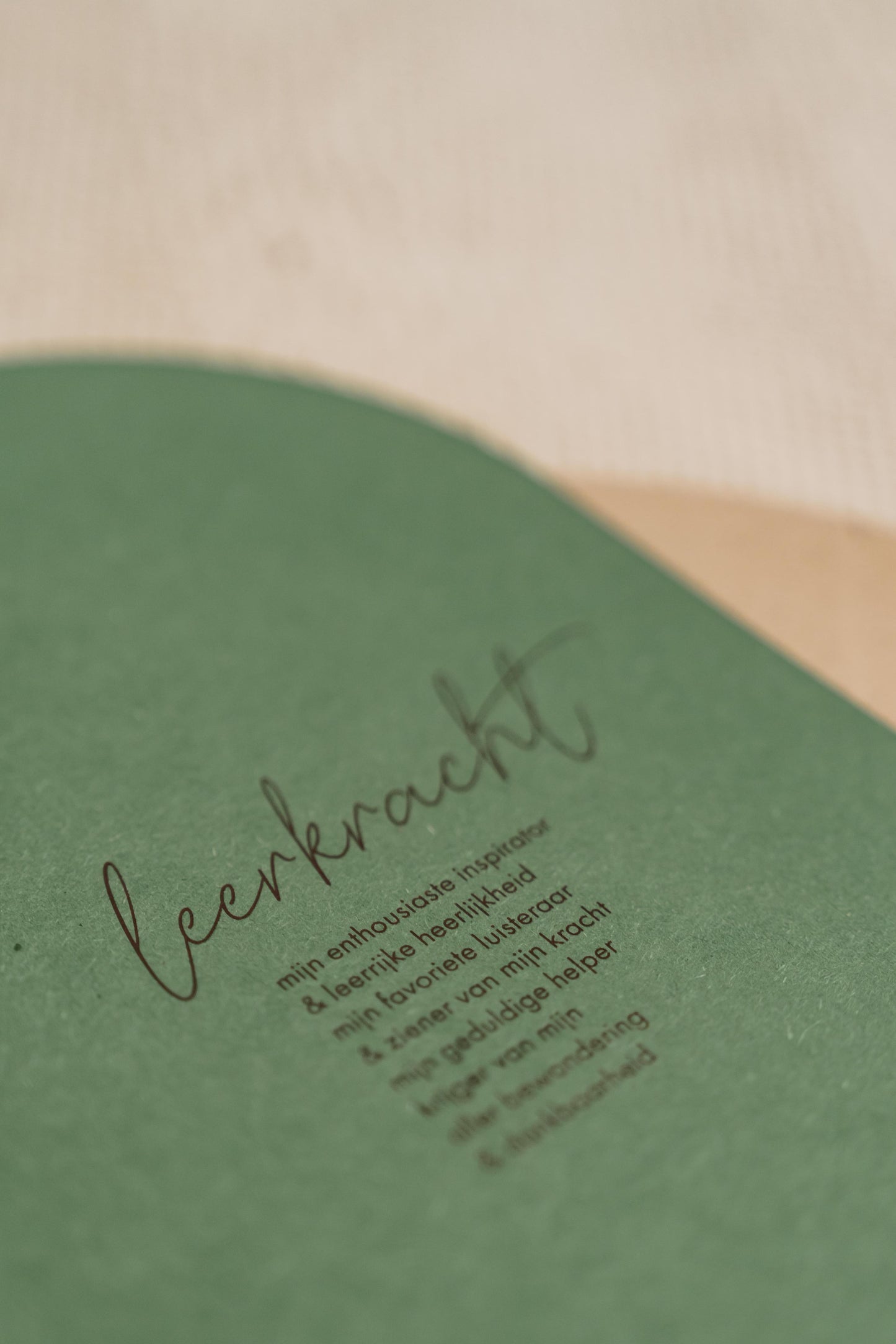 Ode aan leerkracht