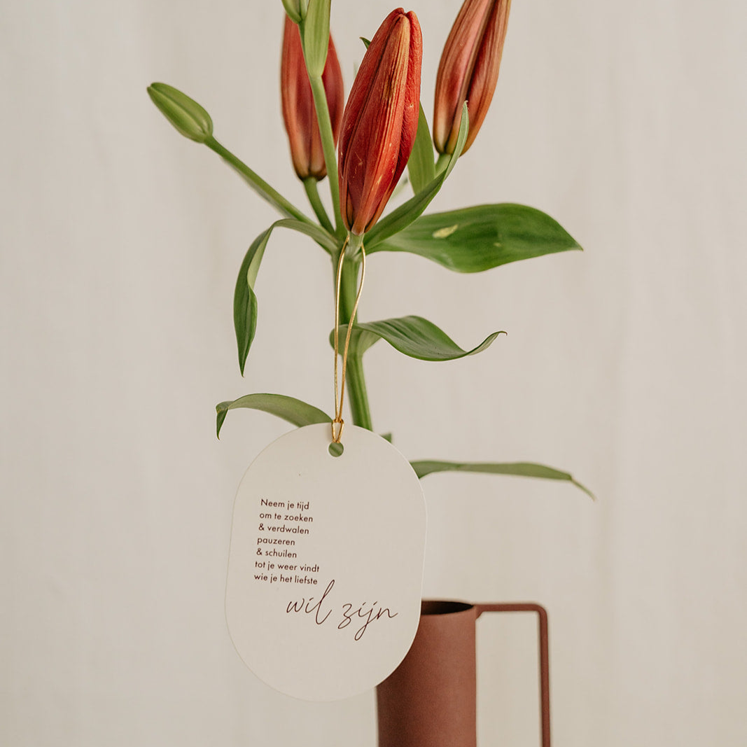 Cadeaulabel Wil zijn